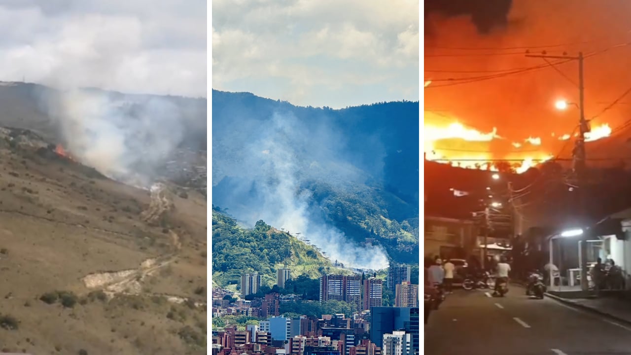 Cundinamarca, Antioquia, Tolima y Valle del Cauca reportaron emergencias por fuego.