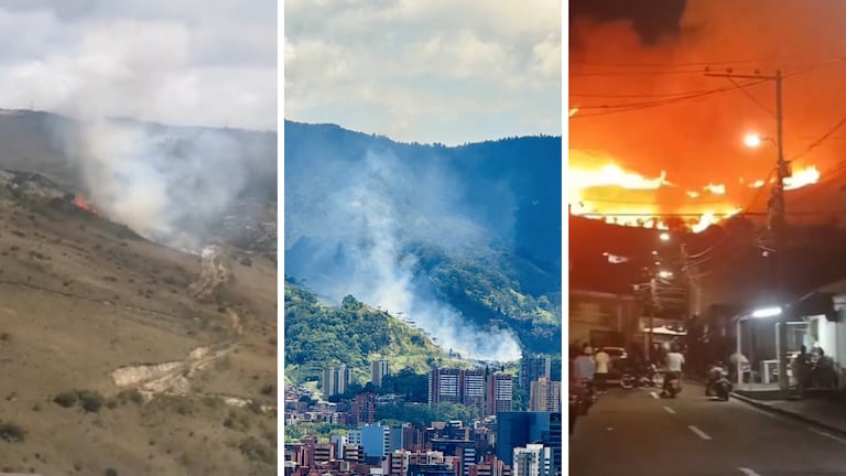 Cundinamarca, Antioquia, Tolima y Valle del Cauca reportaron emergencias por fuego.