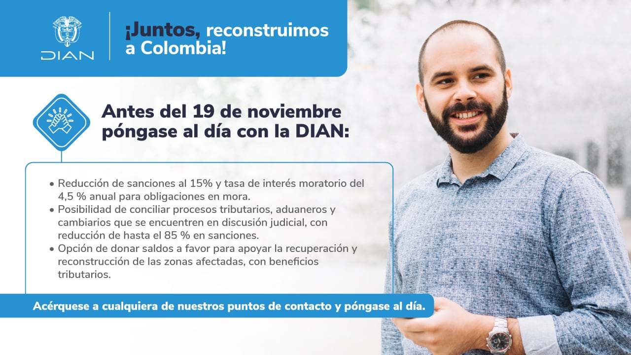 Cerca de 200.000 contribuyentes deben $22,9 billones a la DIAN y pueden acceder a descuentos