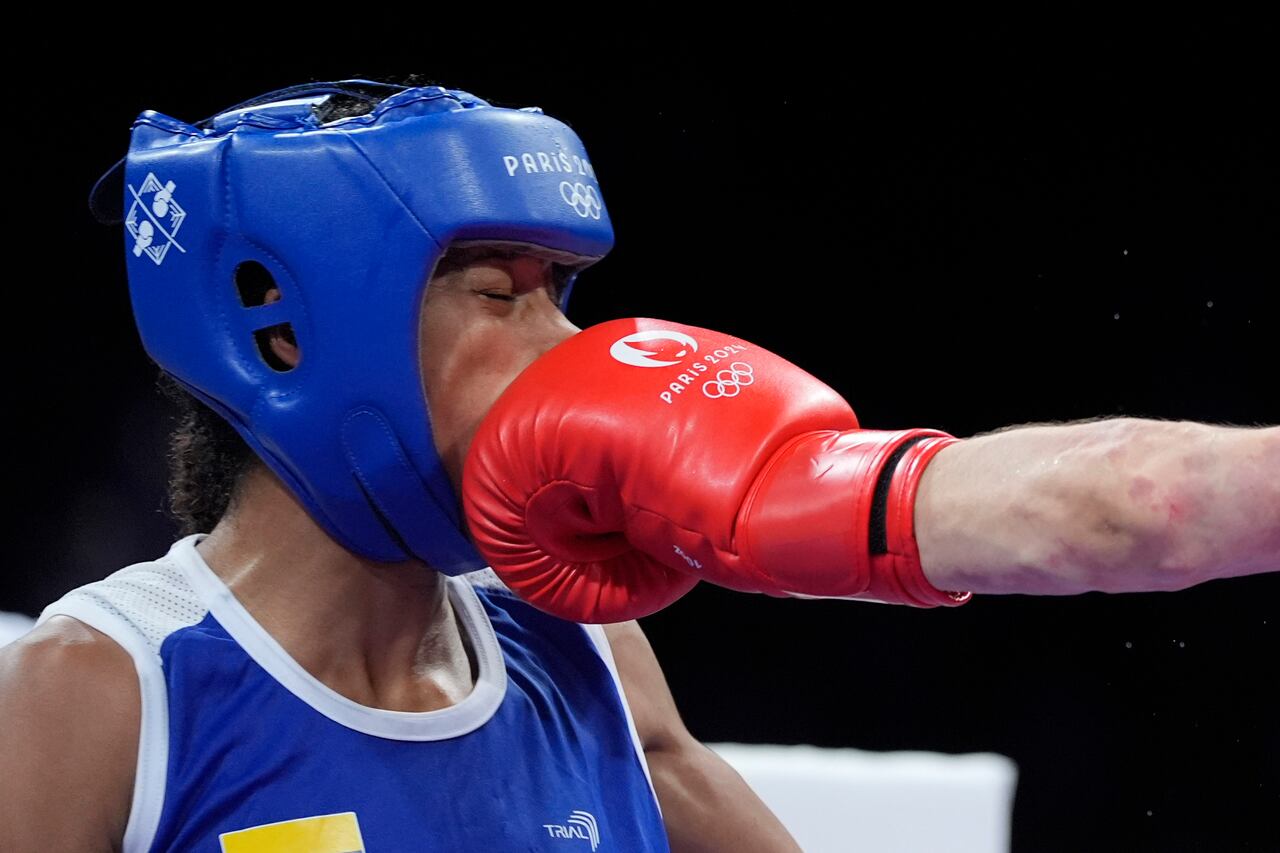 Imagen de Valeria Arboleda en la pelea de este viernes ante Xu Zichun.
