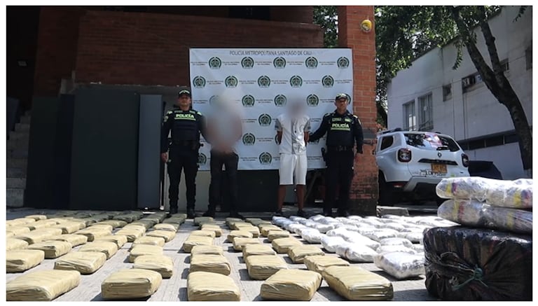 Marihuana camuflada en falsa “Misión Médica”.