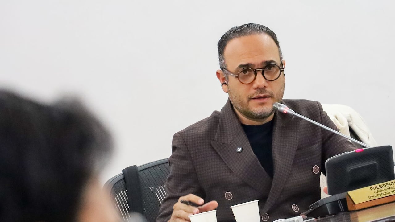 Alfredo Deluque en la comisión primera