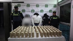 Las mujeres detenidas son de origen extranjero. El cargamento era pesado y muy peligroso.