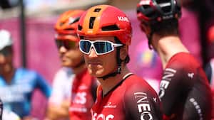 Imagen de Geraint Thomas en el Giro de Italia 2024.