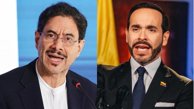Senador Iván Cepeda y presidente Abelardo De La Espriella.
