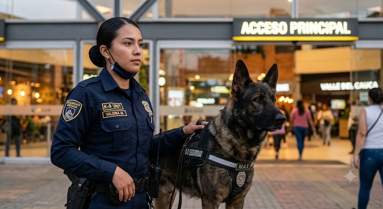 Supervigilancia refuerza inspecciones para verificar cumplimiento de nuevas reglas para vigilantes con caninos