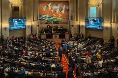 Bogotá. Septiembre 24 de 2025. Las comisiones económicas conjuntas realizan la votación de las ponencias del Presupuesto General de la Nación para 2026. (Colprensa - Catalina Olaya)