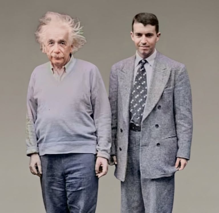 Albert Einstein, uno de los científicos más influyentes del siglo XX, mantuvo correspondencia con el intelectual colombiano Mario Laserna Pinzón.