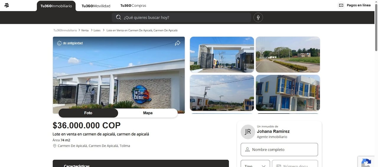 Tu360Inmobiliaria, de Bancolombia, es la plataforma que alberga todas estas ofertas inmobiliarias.