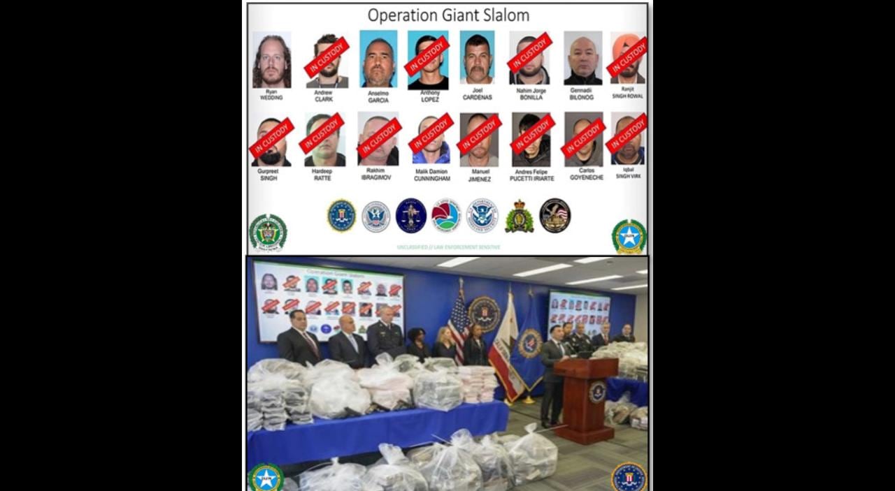 Caen 12 cómplices del exatleta olímpico Ryan Wedding, que traficaba con cocaína desde México.