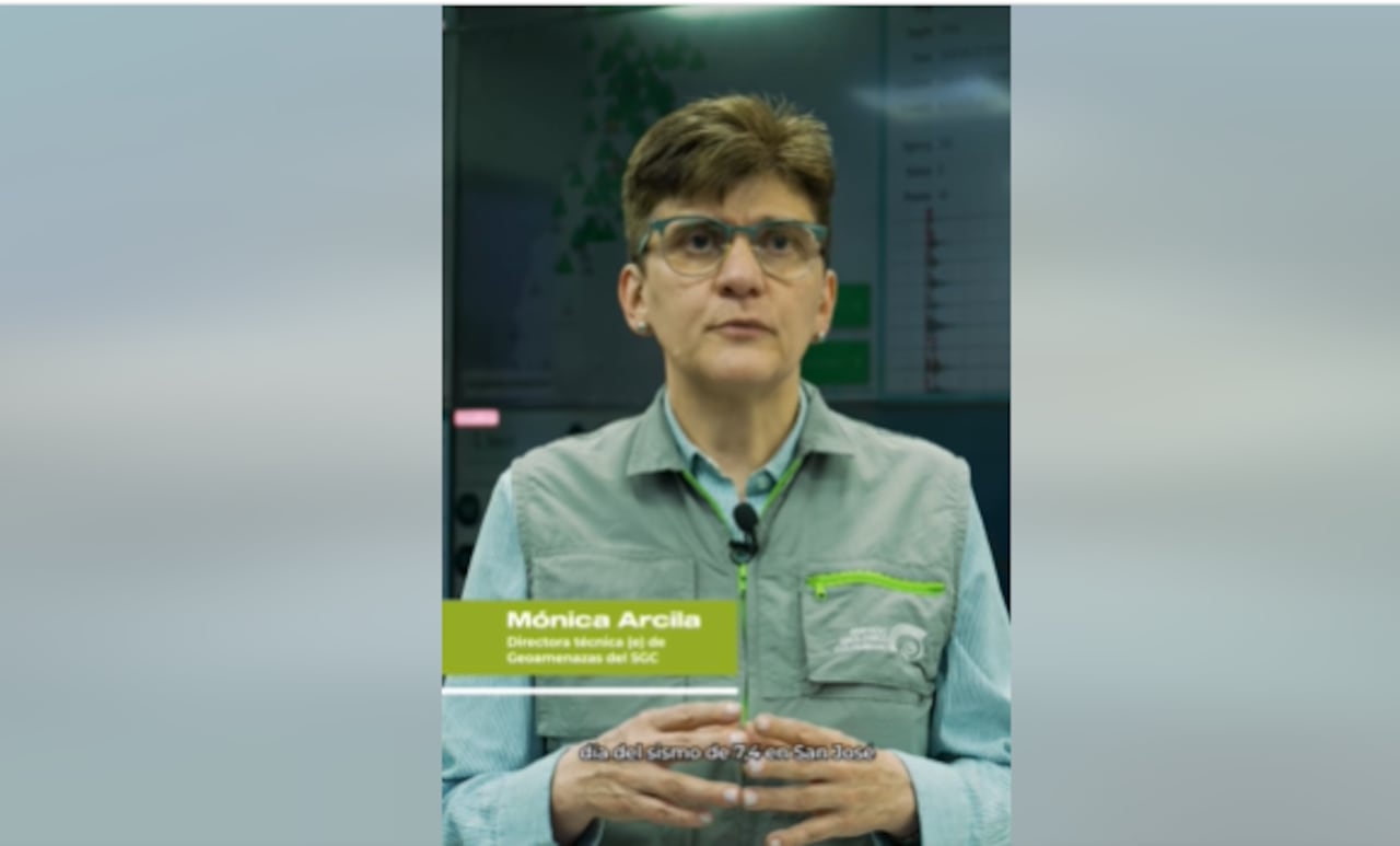 Mónica Arcila, directora técnica (e) de Geoamenazas del SGC