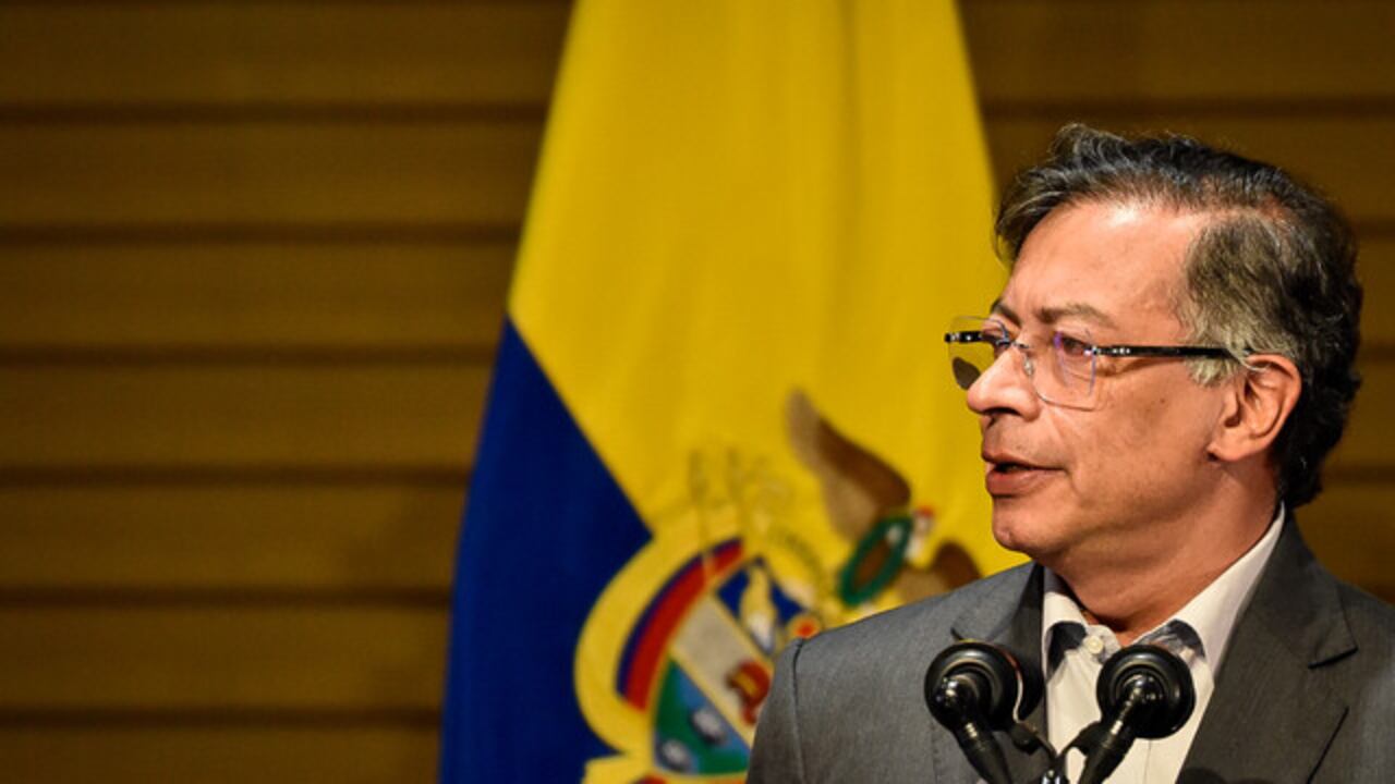 El presidente Gustavo Petro