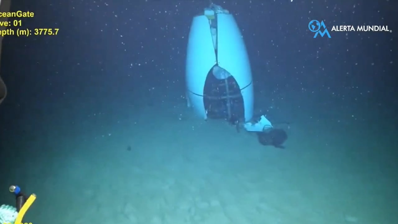 El video se grabó con un vehículo manejado a distancia.