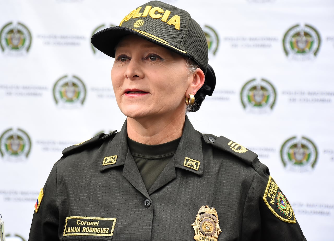 Sandra Liliana Rodríguez Comandante Policía Valle.
