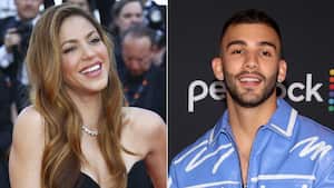 Los cantantes Shakira y Manuel Turizo.