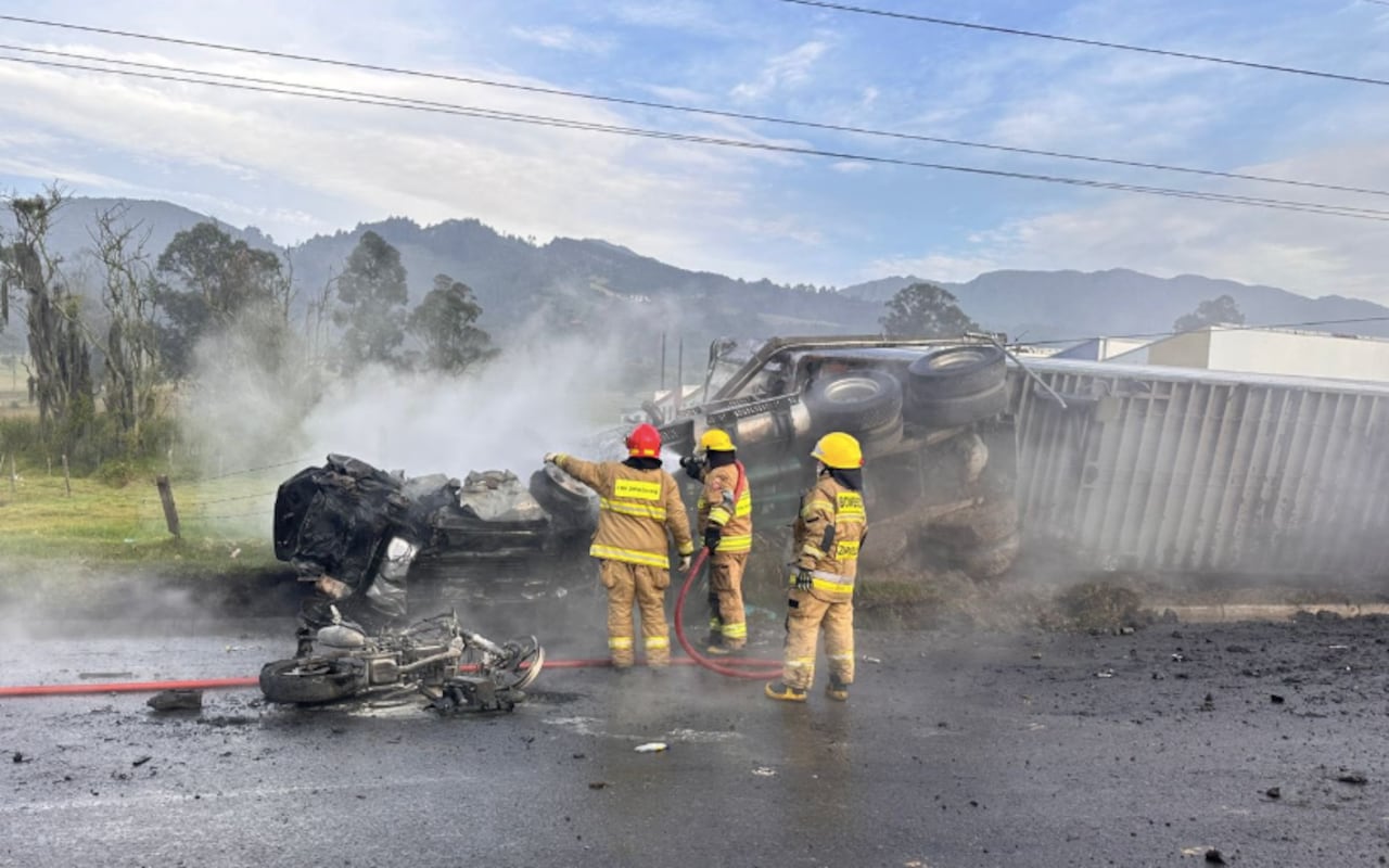 El accidente en el peaje Casa Blanca.
