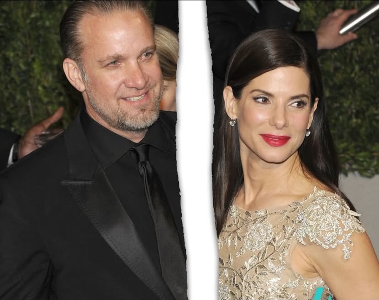 Sandra Bullock y Jesse James.