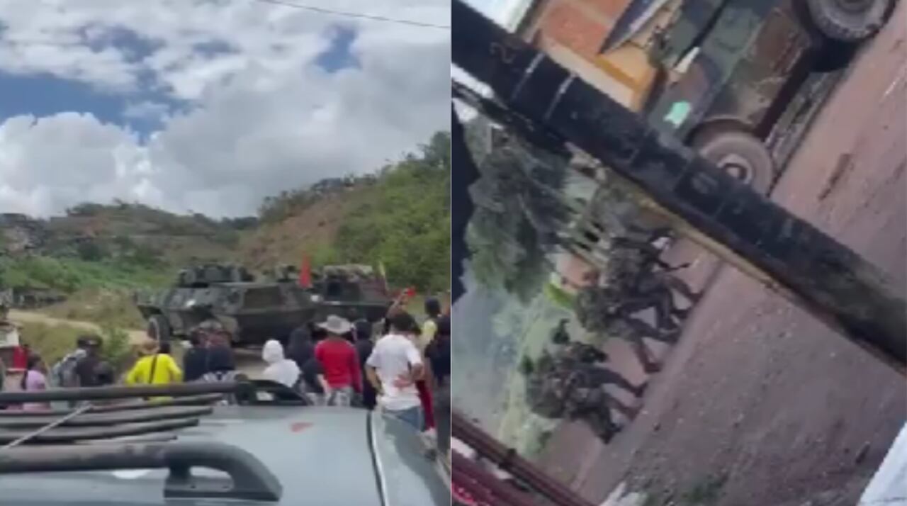 Comunidad solicitó a tropas que salieron de El Plateado.