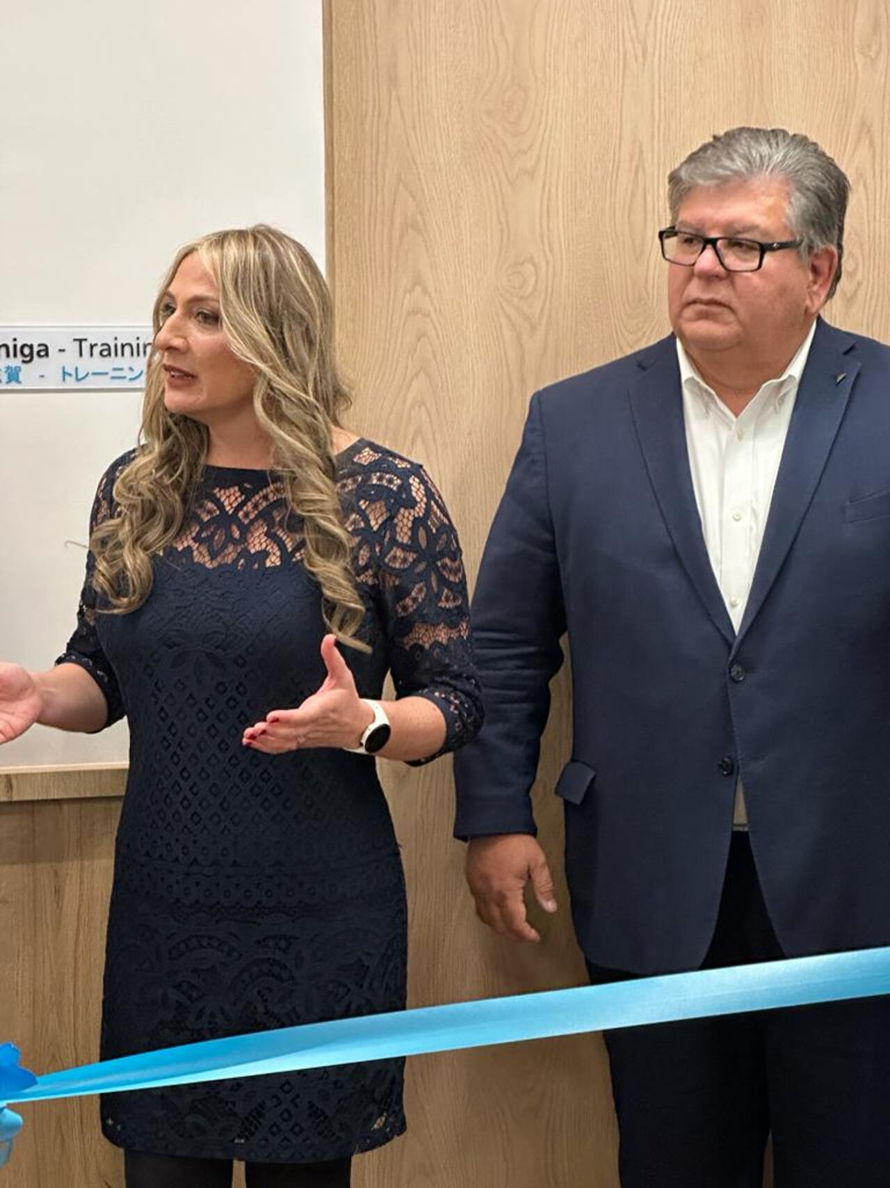 George Calienes, CEO Daikin Latin América y Ximena Gómez, gerente general, Daikin Colombia.