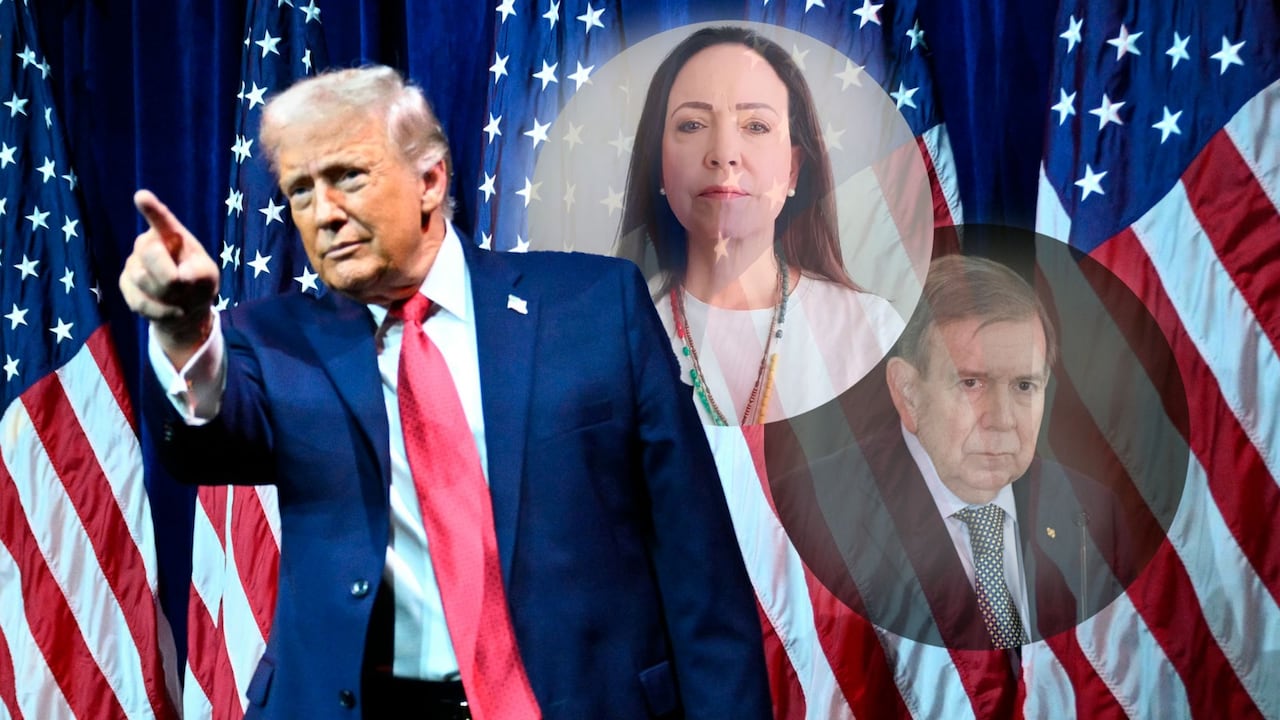 María Corina Machado y Edmundo González, principales líderes de la oposición venezolana, quedaron relegados en los planes de Estados Unidos para la Venezuela posMaduro, quien fue capturado por tropas de Washington junto a su esposa, Cilia Flores, durante un bombardeo ocurrido en Caracas el pasado 3 de enero.