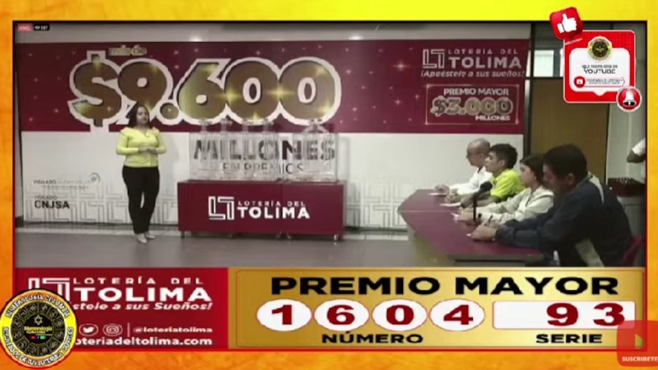 Loteria-del-Tolima sorteo-4095 (esta imagen debe descargarse de las redes sociales oficiales de la Lotería en juego)