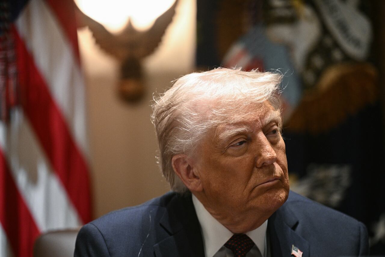 El presidente Donald Trump, hizo el anuncio este lunes. Foto: AFP / El País.