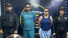 Fueron capturados en Venezuela Edinson José Torres Sarmiento, de 40 años, y María Fernanda Delgado Hernández, de 30.