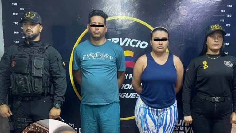 Fueron capturados en Venezuela Edinson José Torres Sarmiento, de 40 años, y María Fernanda Delgado Hernández, de 30.