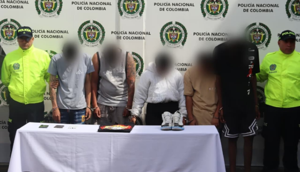 Los presuntos asesinos de María Camila Potosí que fueron capturados.