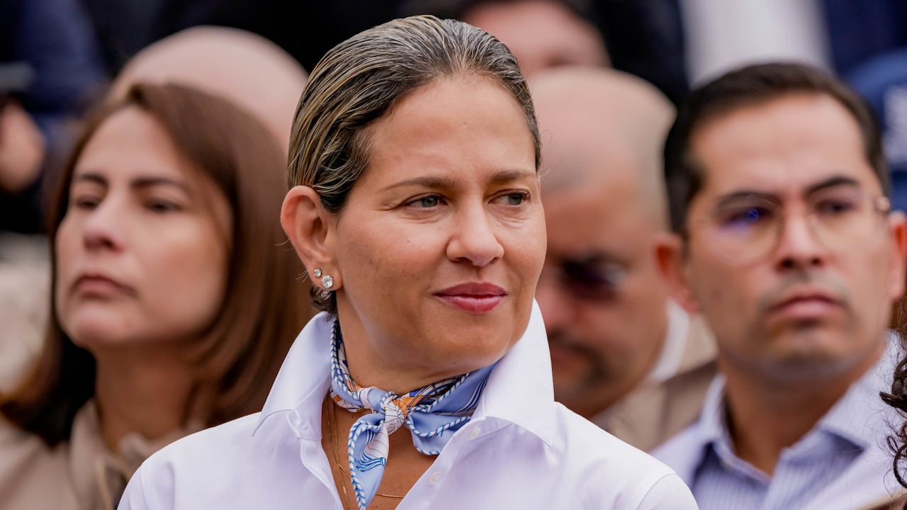 Verónica Alcocer, en Bogotá, durante las elecciones del 8 de marzo de 2026
