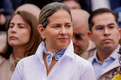 Verónica Alcocer, en Bogotá, durante las elecciones del 8 de marzo de 2026