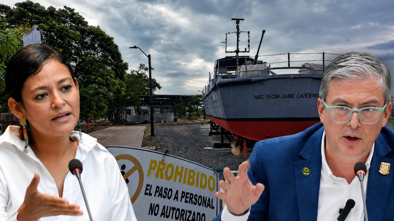 El concejal Rodrigo Salazar le pido a la secretaria de Cultura terminar el Parque Pacífico.