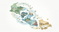 Países que integran la Comunidad Andina de Naciones, CAN. El grupo está conformado hace 57 años.