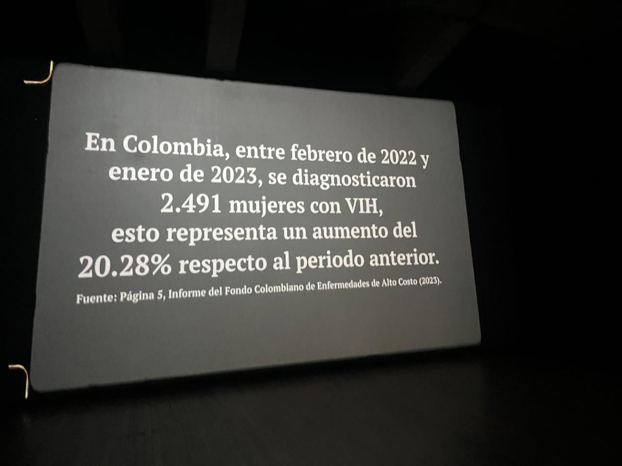 Proyección del documenta Voces Siempre Vivas, VIH, SIDA
