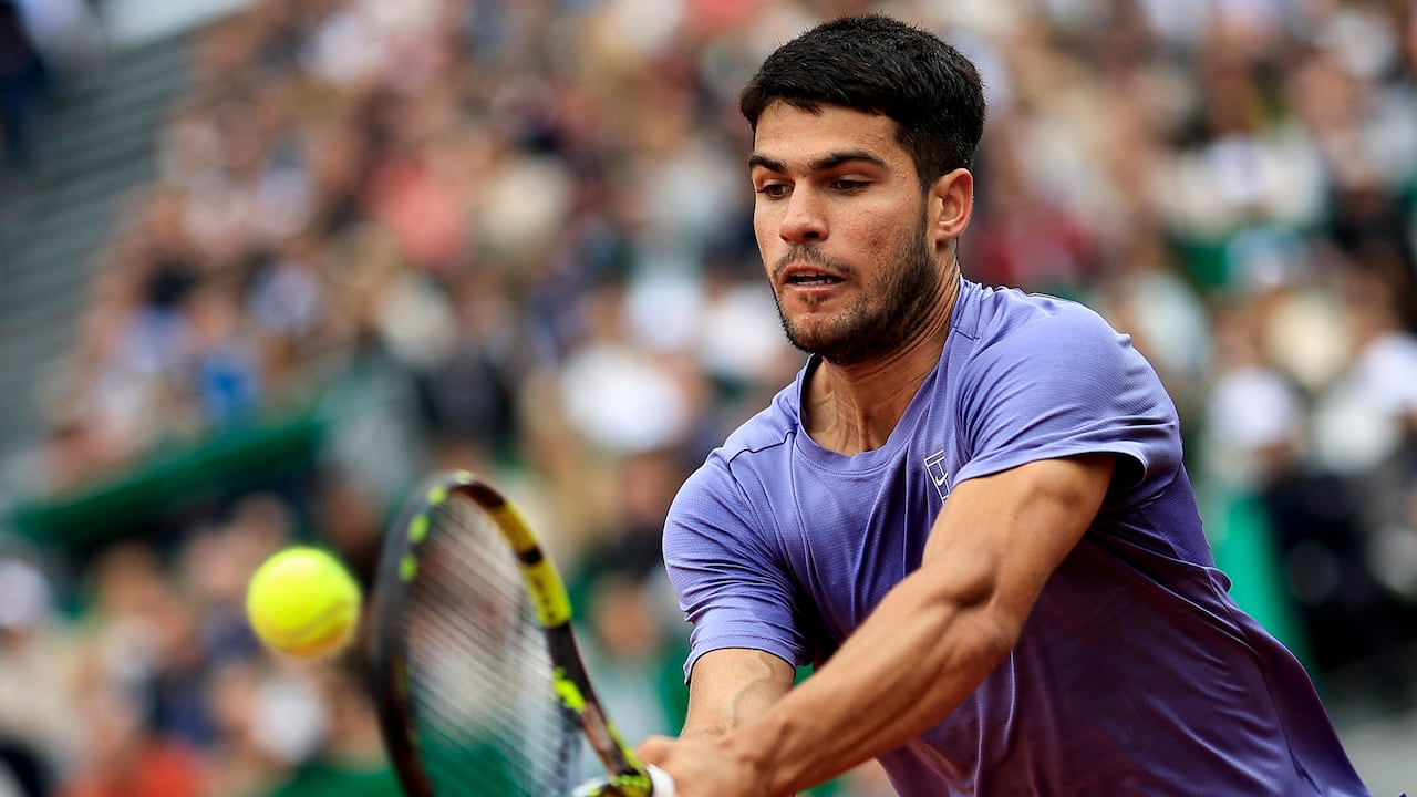 Carlos Alcaraz tenista español.