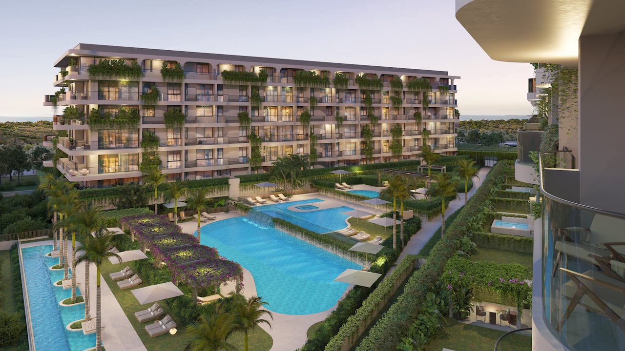 Morros Park 2 se integra al entorno natural de Serena del Mar, combinando arquitectura, zonas verdes y cercanía al mar Caribe para ofrecer un estilo de vida sereno y planificado.