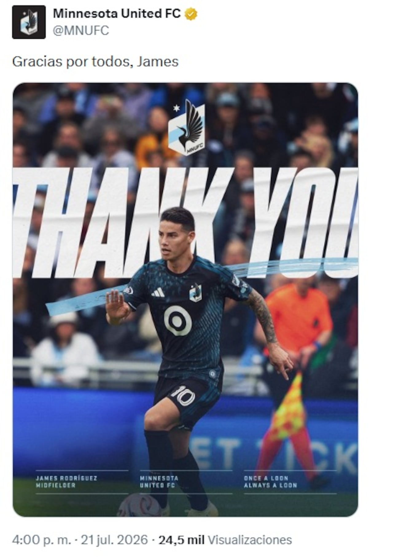 Posteo del Minnesota United