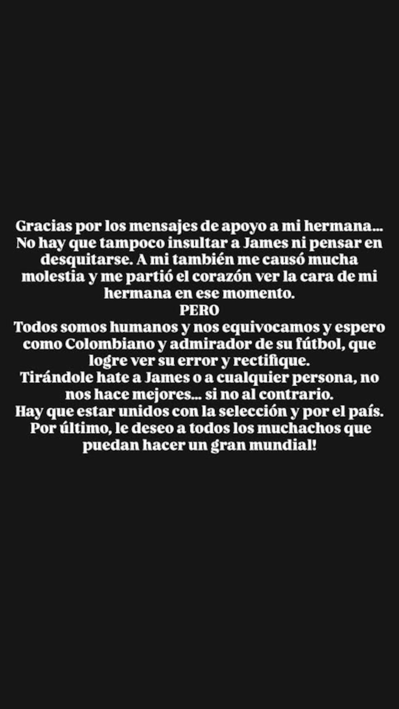Esta es una de las historias que compartió Nicolás Alcocer Petro en sus redes tras lo sucedido.