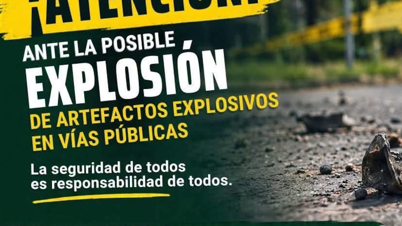 Explosión de una vía rural del municipio de Suárez, Cauca. No se presentaron heridos o víctimas mortales.