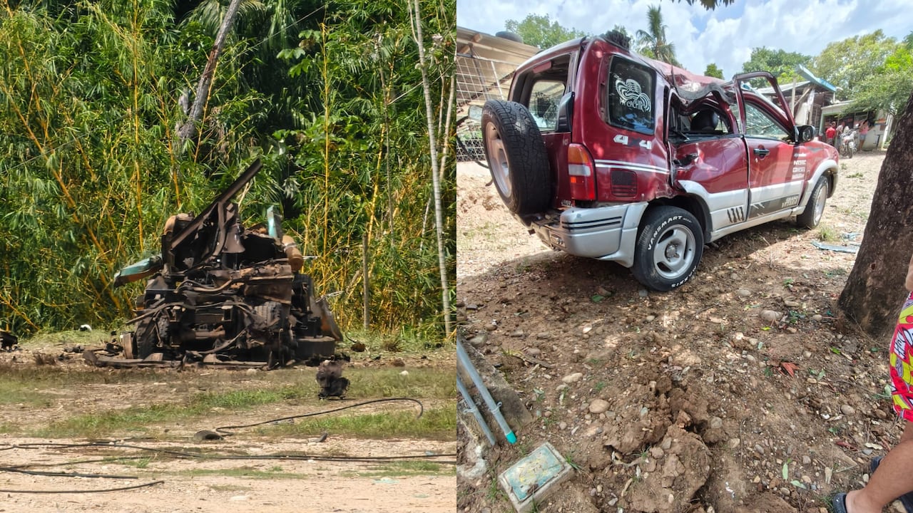 Atentado con carro bomba en Norte de Santander.