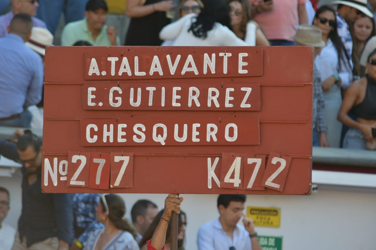 Corrida de toros 28 diciembre Feria de Cali.