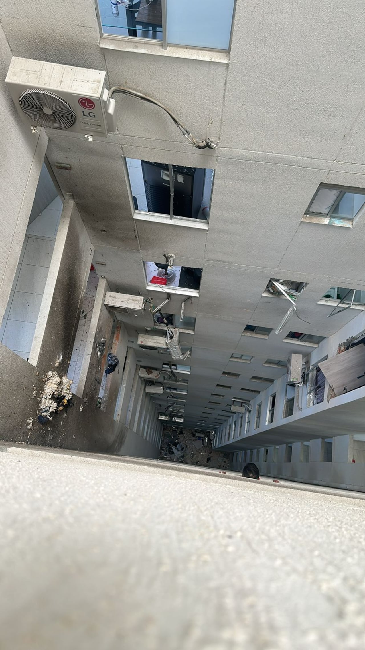 Explosión en edificio de Cartagena