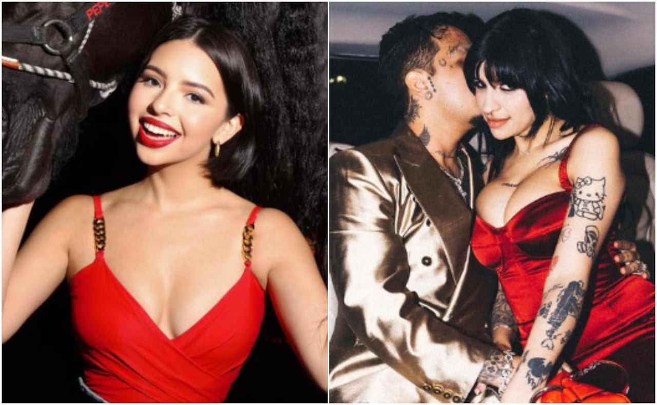 Christian Nodal y Cazzu anunciaron que se convertirían en padres y en ese momento, Ángela Aguilar se mostró emocionada por la pareja en medio de una entrevista.