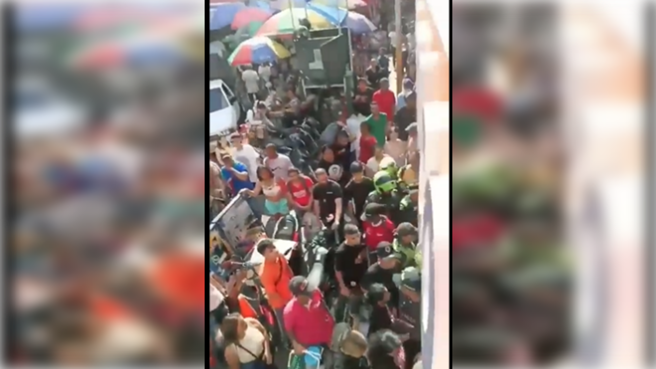 El nuevo robo en el Centro de Cali se presentó en inmediaciones al Centro Comercial Taiwán.