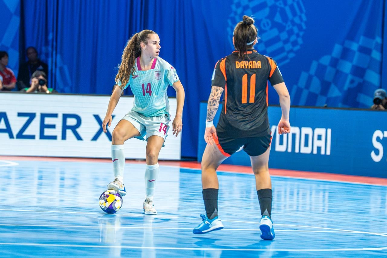 España vs. Colombia, segunda fecha del Mundial Femenino de Futsal