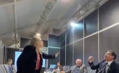 Agarrón en el CNE.