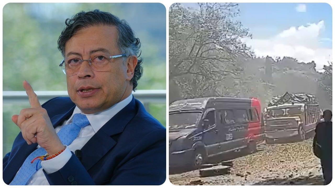 El presidente Gustavo Petro reaccionó tras los atentados terroristas en los departamentos del Valle y Cauca.