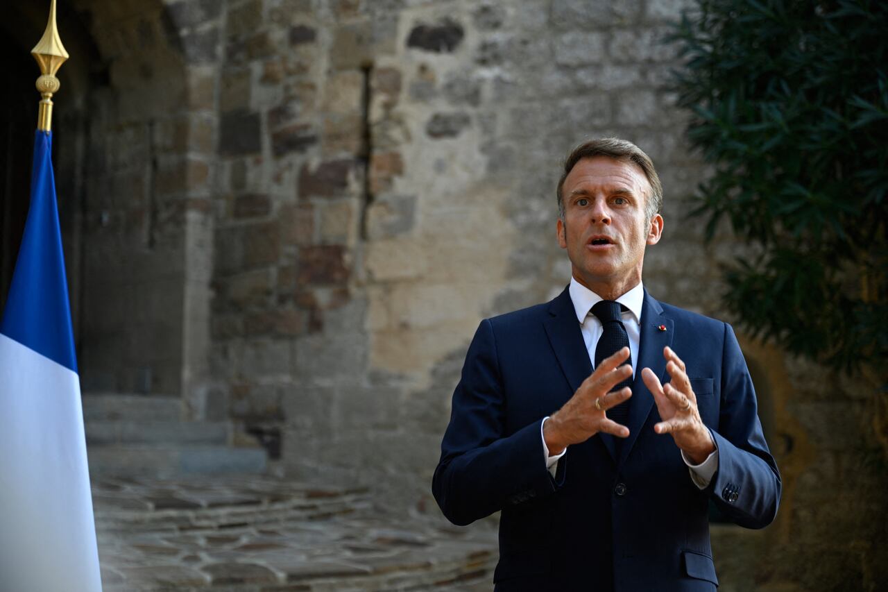 Los líderes europeos acompañarán al presidente ucraniano, Volodímir Zelenski, durante su visita a Washington el 18 de agosto de 2025 para buscar el fin de la invasión de Moscú. El presidente francés, Emmanuel Macron, fue el encargado de hablar con los medios.