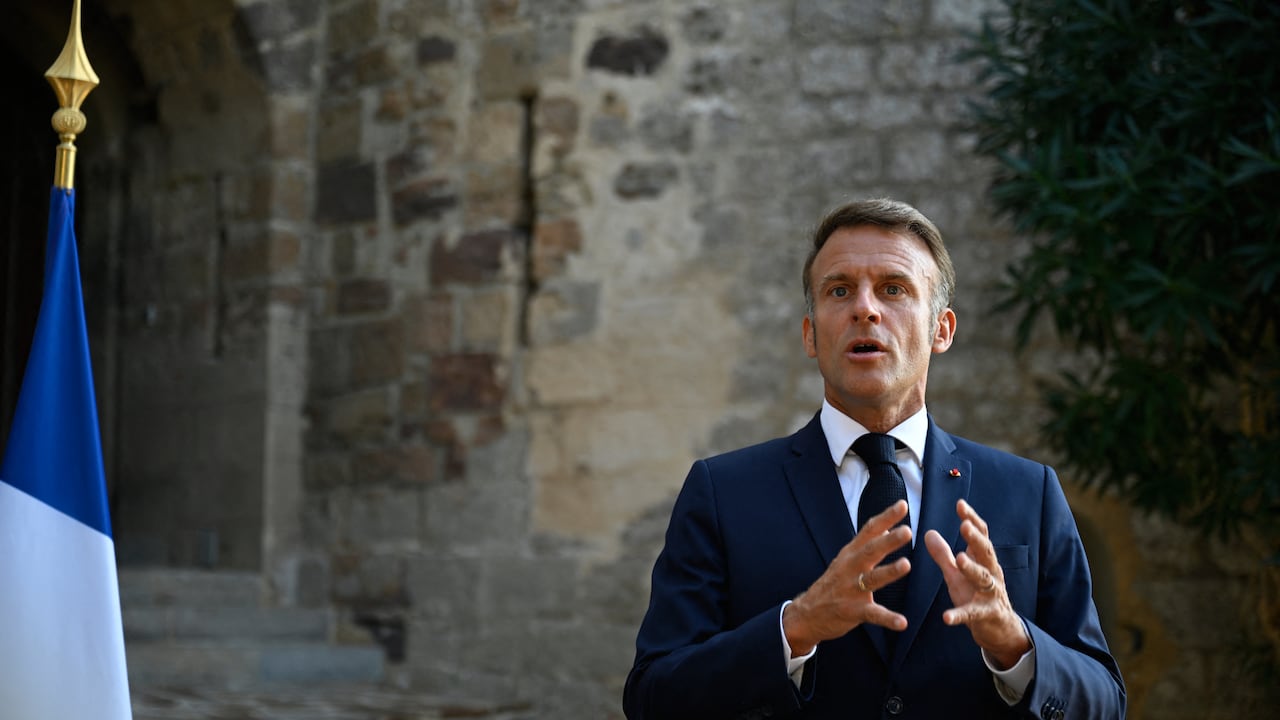 Los líderes europeos acompañarán al presidente ucraniano, Volodímir Zelenski, durante su visita a Washington el 18 de agosto de 2025 para buscar el fin de la invasión de Moscú. El presidente francés, Emmanuel Macron, fue el encargado de hablar con los medios.