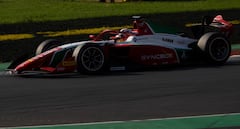 Sebastián Montoya abordo de su monoplaza en el Gran Premio de Italia 2026.
